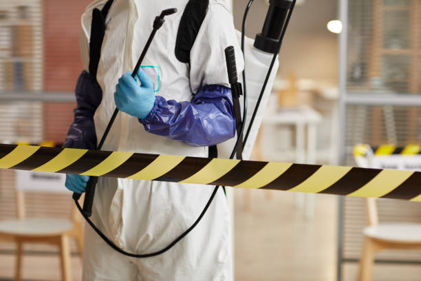 Professional Biohazard technician working in Allendale, NJ